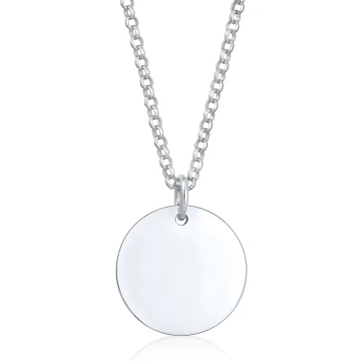 Afbeelding van Elli Basic Ketting, Dames, Maat: 50, Silber