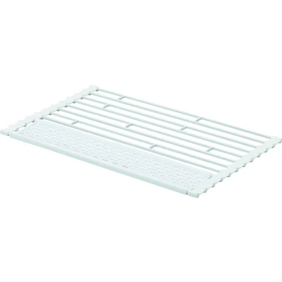 Afbeelding van Yamazaki Afdruipmat Tower Oprolbaar Wit 42x26x0,8cm