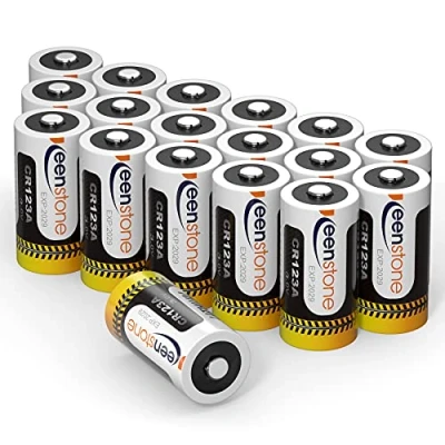 Afbeelding van Keenstone CR123A 3 V lithium, 1600 mAh CR17345 lithium wegwerpbatterijen, 18 stuks voor zaklamp, camera, intelligent instrument, microfoon etc. 【Niet Arlo】