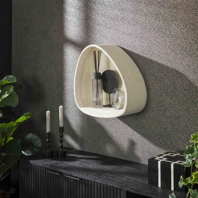 Afbeelding van Hoyz Collection Wandschap Stone Driehoek Marmer Composiet