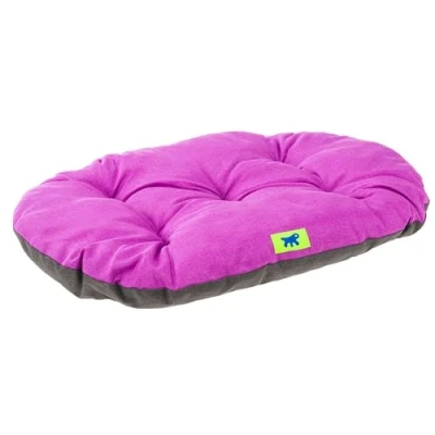 Afbeelding van Ferplast Relax Hondenbed, Hondenkussen, Kattenkussen, Hondenmat voor Kennels en Auto&#039;s Wasbaar Gemaakt van Katoen met Zachte Vulling, 65 x 42 cm. Viola