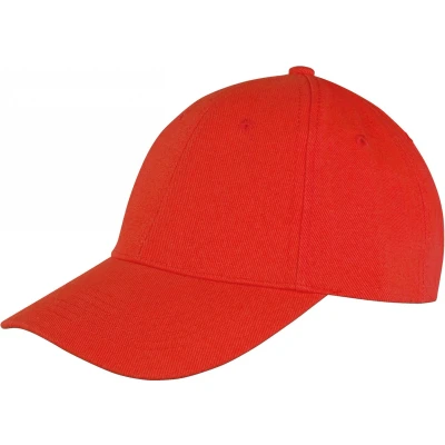 Afbeelding van Result Memphis Brushed Cotton Low Profile Cap RC081X Red