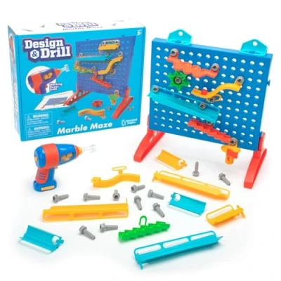 Afbeelding van Learning Resources Design &amp; Drill Marmer Doolhof Constructie Speelgoed