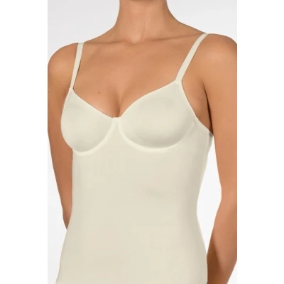 Afbeelding van Nina von C BH hemdje met beugel Secret shape 80C Creme
