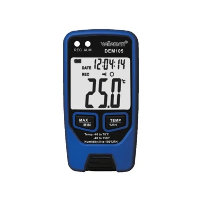 Afbeelding van Datalogger voor temperatuur en vochtigheid Velleman