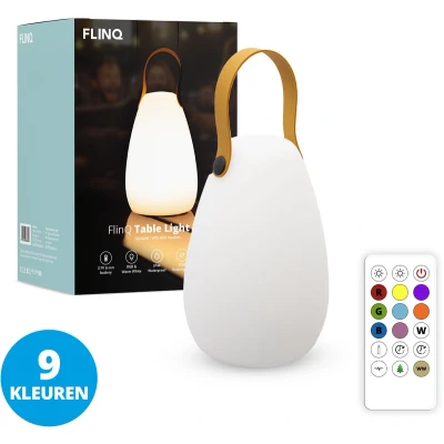 Afbeelding van Fiji of Coco LED Tafellamp Oplaadbaar RGB kleuren Binnen &amp; Buiten