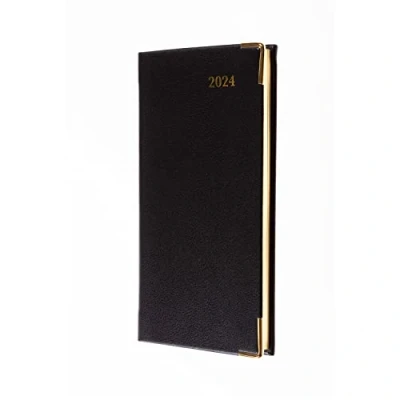 Afbeelding van Collins Debden Classic 2024 Dagboek Slimchart Week to View Business Planner (met afspraken) en Organisator Januari tot December Wekelijks Zwart