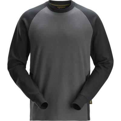 Afbeelding van Snickers 2840 Tweekleurig Sweatshirt Staal Grijs/Zwart XXXL