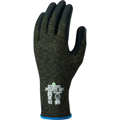 Afbeelding van SHOWA S TEX 581 handschoenen grijs/zwart 8/L