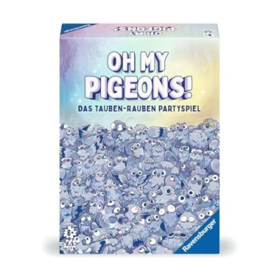 Afbeelding van Ravensburger 22688 Oh my Pigeons! Das Tauben Rauben Partyspiel Kartenspiel und für 2 5 Personen ab 8 Jahren: