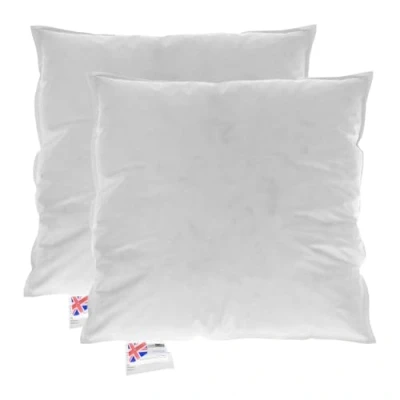 Afbeelding van HOMESCAPES Vulkussen van ganzendons en veren katoen, overtrek 45 x cm, 2 stuks