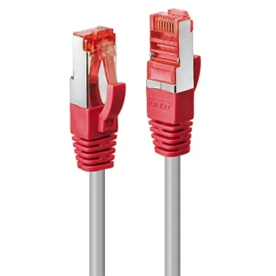 Afbeelding van LINDY 47841 RJ45 Netwerkkabel, patchkabel CAT 6 S/FTP 7.50 m Grijs Snagless 1 stuk(s)