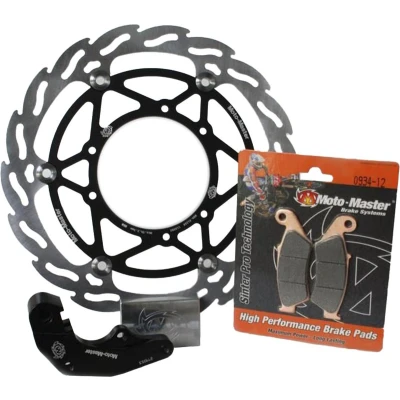 Afbeelding van Moto Master Remschijf 310033 Flame Floating Offroad Kit Rotor Adapter Pads 270MM