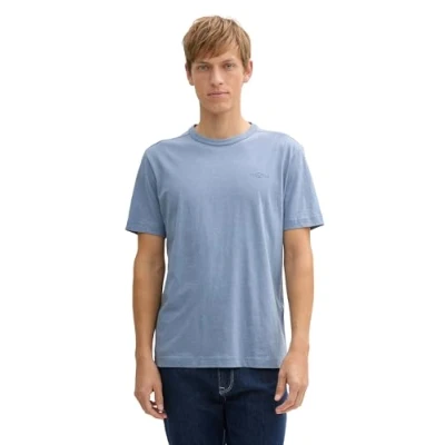 Afbeelding van TOM Tailor Tshirt basic, Heren, Maat: Large, Dove blue