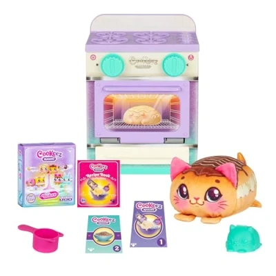 Afbeelding van Cookeez Makery Lil&#039; Bakez Ovenspeelset &quot;Knuffel Creations&quot;: meng de ingrediënten en bak een dierlijke pluche verrassing met heerlijke geur 6 geurende knuffelvrienden om te verzamelen