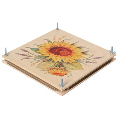 Afbeelding van Bartl 111558 reuze bloemenpers van hout, 30 cm x cm, kleurrijk, topkwaliteit. Made in Germany.