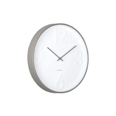 Afbeelding van Karlsson Wandklok Ayuno Donker Grijs Ø40cm Nice thingZ