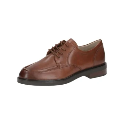 Afbeelding van Caprice Veterschoenen, Dames, Maat: 41, Cognac nappa Leer