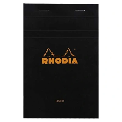 Afbeelding van Rhodia Kladblok, No14 A6+, Gevoerd Zwart