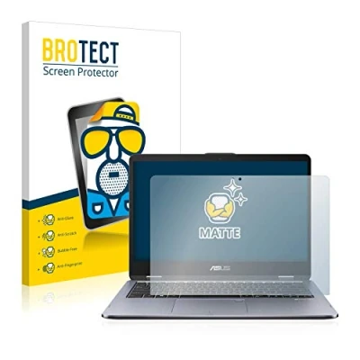 Afbeelding van BROTECT Screenprotector voor ASUS VivoBook Flip 14 TP410UA Folie Beschermfolie matte