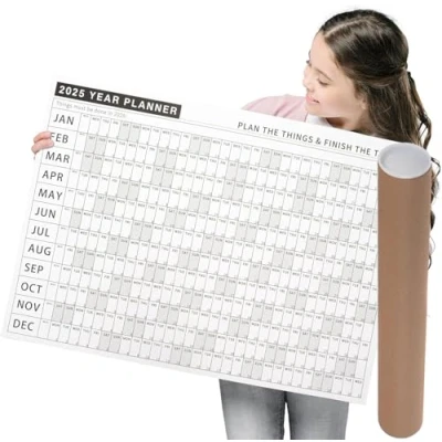 Afbeelding van 2025 Wall Planner kalender Volledig jaar om te bekijken Thuiskantoor Werk