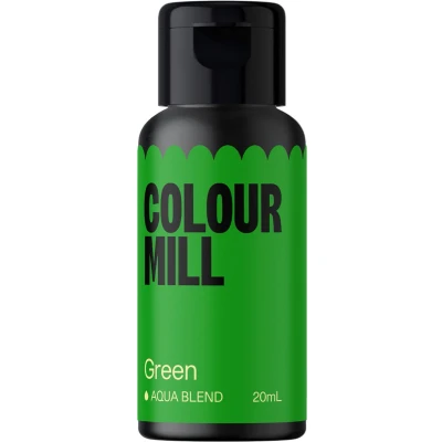 Afbeelding van Colour Mill Aqua Blend Voedingskleurstof op Waterbasis Green 20 ml