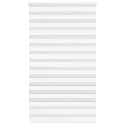 Afbeelding van vidaXL Zebra rolgordijn 135x230 cm stofbreedte 130,9cm polyester wit