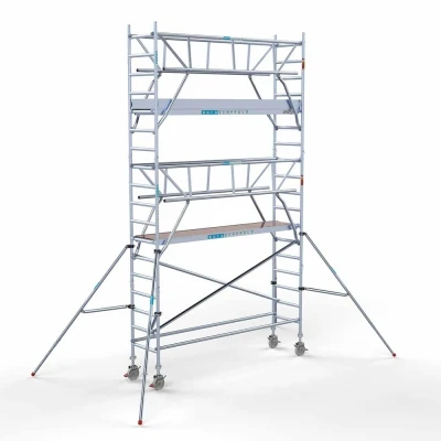 Afbeelding van Rolsteiger 0.75x3.05x6.20m lichtgewicht platformen incl. dubbele voorloopleuningen