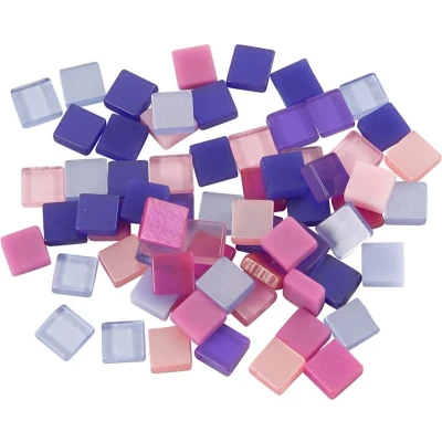 Afbeelding van Creativ Company Mini Mozaiek Paars 10x10mm, 25 gram