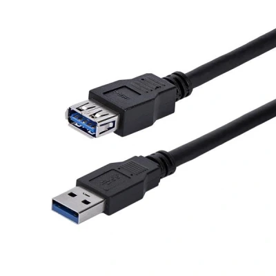 Afbeelding van StarTech.com 1m SuperSpeed USB 3.0 Verlengkabel A naar Zwart M/F