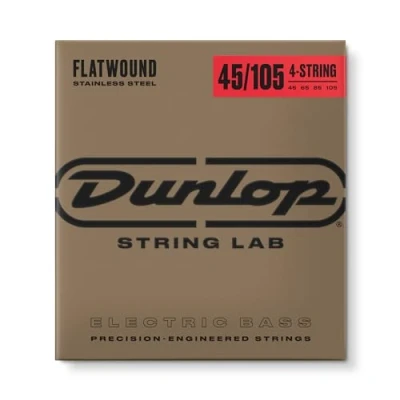 Afbeelding van Dunlop DBFS45105 Flatwound Long Scale 45 105 snarenset
