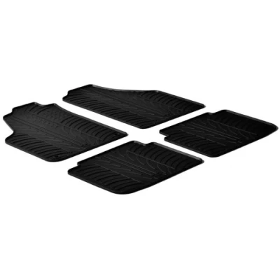Afbeelding van Gledring Rubbermatten passend voor Fiat Idea 2006 / Lancia Musa 2007 (T profiel 4 delig + montageclips)