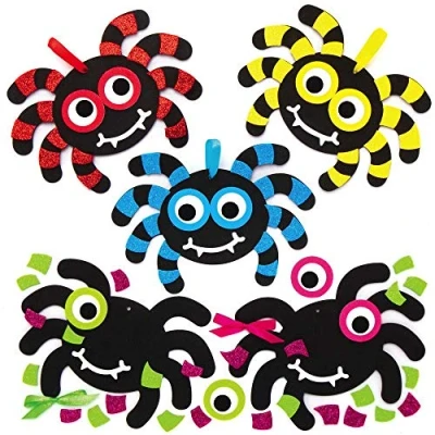 Afbeelding van Baker Ross AX263 Halloween Spin Mix &amp; Match Magneet Sets Set Van 8, Kids Knutselspullen