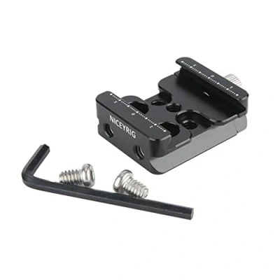 Afbeelding van NICEYRIG Universele Arca Type Base Plate Clamp voor DJI Ronin S/ZHIYUN Kraan Serie/Weebill S/MOZA, Camera Ondersteuning