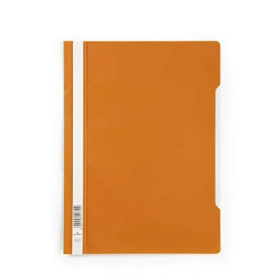 Afbeelding van Durable 257309 Zichtsnelhechtmap (A4 standaard, PP) 50 stuks verpakking, oranje.
