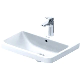 Afbeelding van Duravit No.1 inbouwwastafel 55x43.5x17.5cm Hoogglans Wit