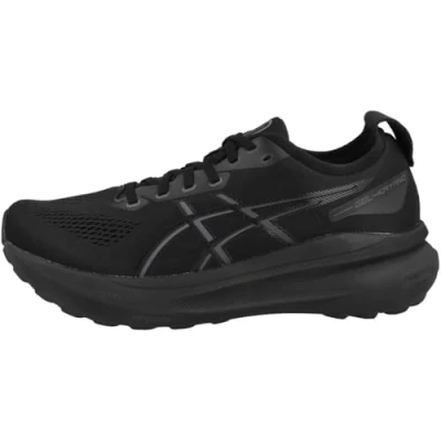 Afbeelding van Asics Gelkayano 31 Stabiliteit hardloopschoenen, Heren, Maat: 40, Black Textiel/ synthetisch