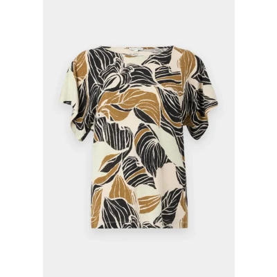 Afbeelding van TOM Tailor Batwing Alloverprinted Tshirt print multicoloured, Dames, Maat: Small, Multi coloured
