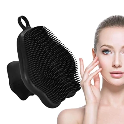 Afbeelding van siliconen Gezicht Scrubber Exfoliator Handheld Facial Exfoliating Face Wash Brush,Gezichtswasborstel, gezichtsreinigingsborstel, gezichtsscrubber exfoliator, Xiaoxin