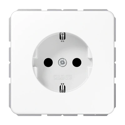 Afbeelding van Jung CD1520NKIWW wandcontactdoos kinderveilig CD500 alpinwit