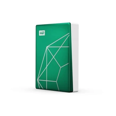 Afbeelding van WD 6TB My Passport Ultra, Draagbare Externe opslag, harde schijf, Software met bescherming tegen ransomware, back up en wachtwoordbeveiliging 20th Emerald Anniversay Edition