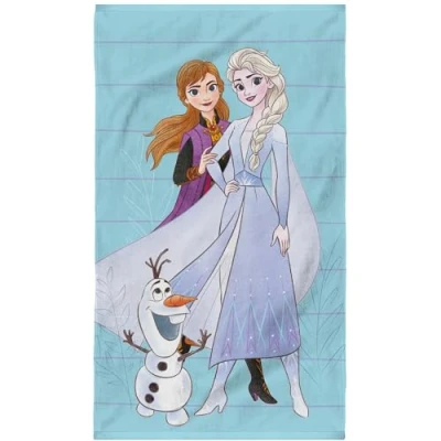Afbeelding van Disney Frozen Strandlaken Azur 70 x 120 cm Katoen