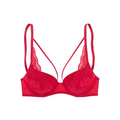Afbeelding van s.Oliver RED LABEL Beachwear Push up bh Alice met kant en bandjes, lingerie