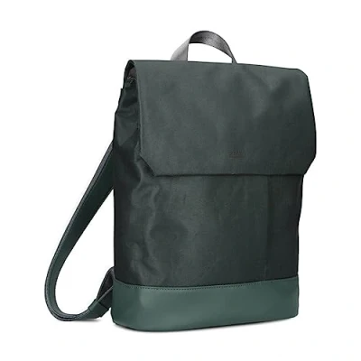 Afbeelding van Zwei City rugzak Benno BE130 dagrugzak, 7 liter, waterafstotend en robuust, praktische vakken, rugbekleding, magneetsluitklep, ritsvak, gevoerd scheidingsvak, canvasstijl, pijnboom, 28x35x11cm