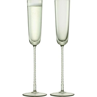 Afbeelding van Champagneglas L.S.A. Champagne Groen 120 ml (2 Delig)