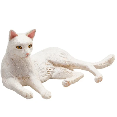 Afbeelding van Mojo Pets speelgoed Kat Liggend Wit 387368