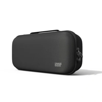Afbeelding van Savage Raven by Skull &amp; Co. Maxcarry Case for Nintendo Switch 2: Portable Hard Shell Protective Travel Carrying with Storage NeoGrip and StandGrip, GripCase Accessories (Black)