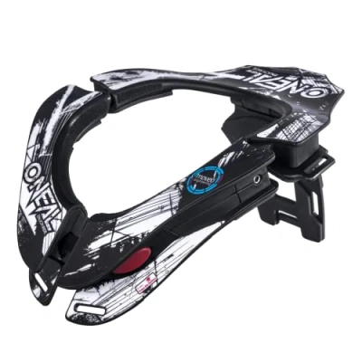 Afbeelding van O`Neal Tron Shocker Neckbrace, zwart wit voor man