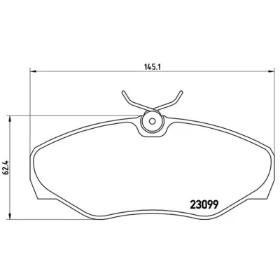 Afbeelding van Brembo Remblokset P 56 061