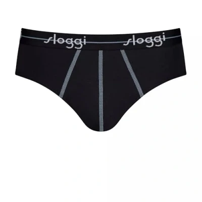 Afbeelding van Sloggi 3 PACK Slip, Heren, Maat: Small, Black